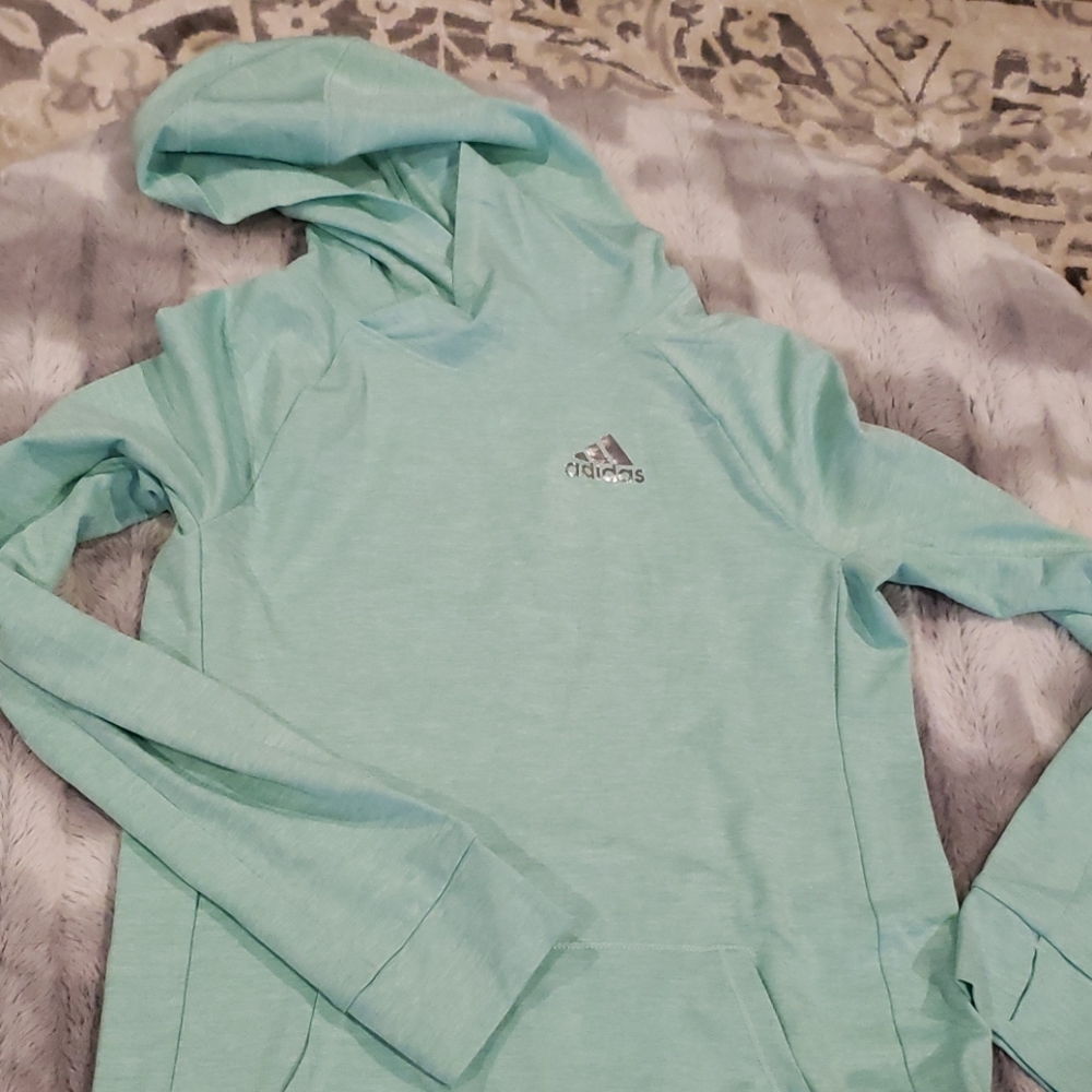 Adidas mint green top